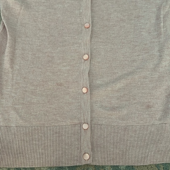 A new day blush pink sweater cardigan with rhinestones size S - Picture 4 of 7